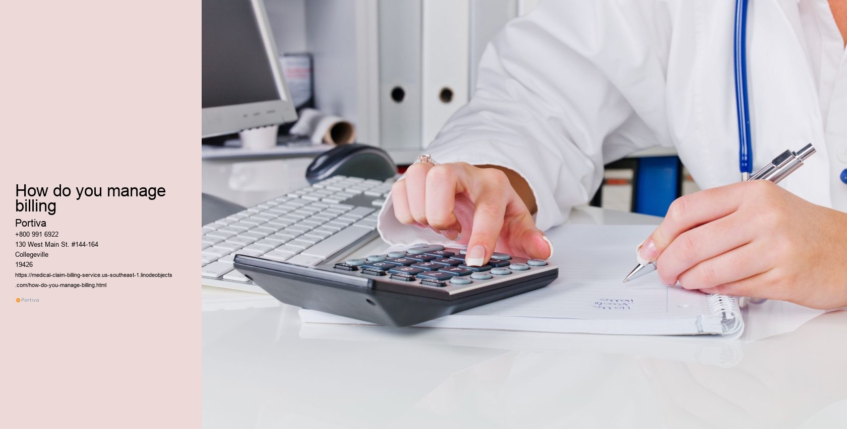 How do you manage billing