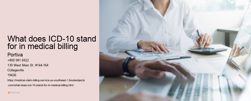 What does ICD-10 stand for in medical billing