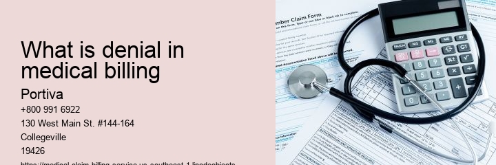 What is denial in medical billing