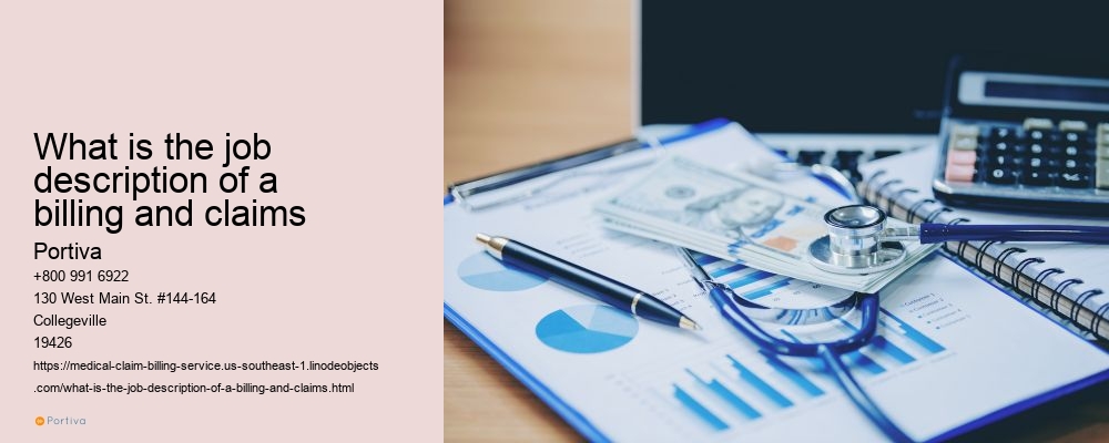 What is the job description of a billing and claims