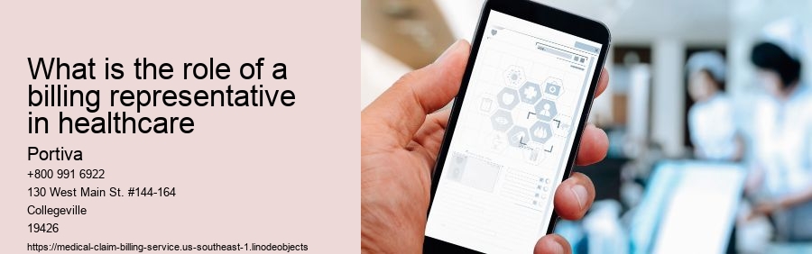 What is the role of a billing representative in healthcare